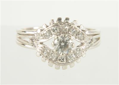 Brillant-Diamant Ring - Schmuck und Uhren