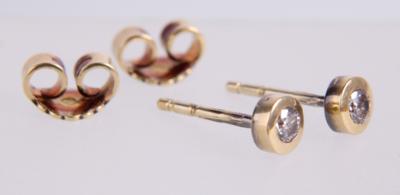 Brillantohrstecker zus. ca. 0,15 ct - Gioielli e orologi