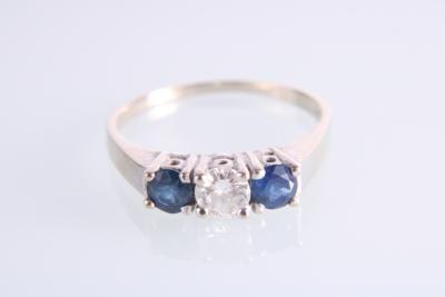 Brillant-Saphir Ring - Klenoty a Hodinky