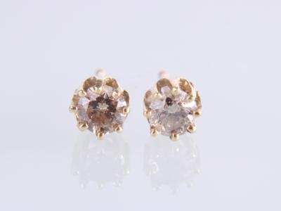 Brillantohrstecker zus. ca. 0,60 ct - Schmuck und Uhren