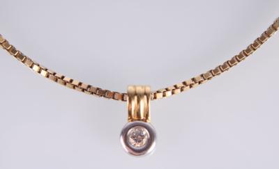 Brillantcollier 0,25 ct (grav) - Jewellery and watches