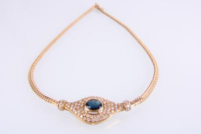 Brillant Saphir Collier - Jewellery and watches