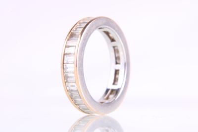 Diamant Memoryring zus. ca. 5,20 ct - Jewellery and watches